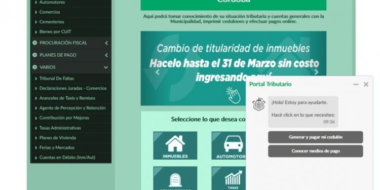La Municipalidad incorpora un ChatBot al Portal Tributario