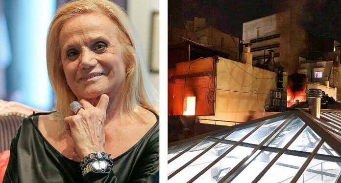 Imágenes impactantes: Así quedó el departamento de Elsa Serrano tras el incendio