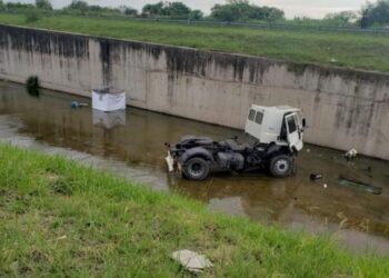 Un camionero murió durante un accidente en Circunvalación
