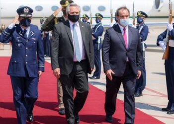 Alberto Fernández protagoniza la primera visita de Estado a Chile