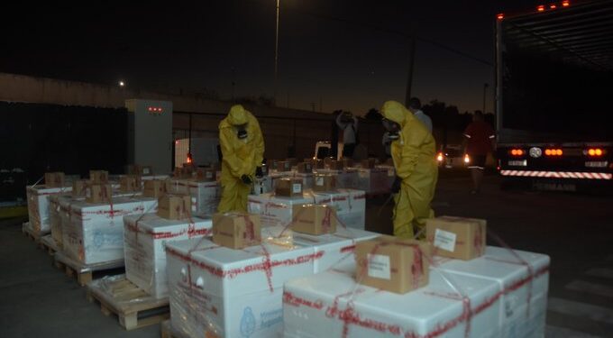 Coronavirus: Córdoba recibió la segunda tanda de vacunas