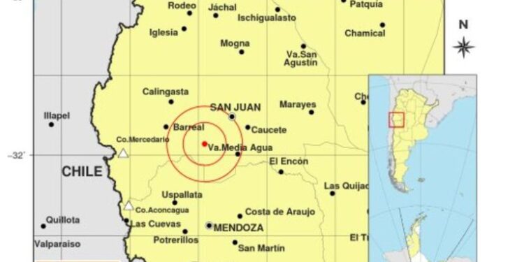 Un sismo de 6.4 grados en la escala de Richter se registró en San Juan