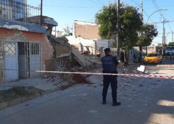 Se derrumbó una casa en Villa El Libertador