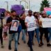 Familiares y amigos marcharon para pedir justicia tras el femicidio de Katherine Saavedra
