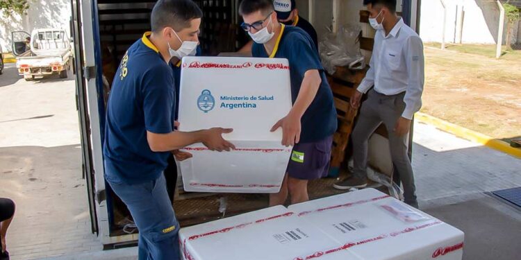 Llegaron 28.800 dosis del segundo componente de Sputnik V a Córdoba