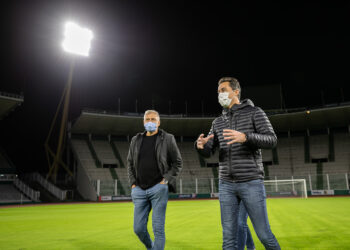 El Kempes brilla con el nuevo sistema lumínico para la Copa América