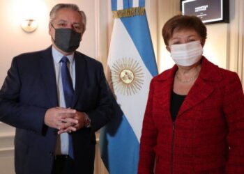 Alberto Fernández se reunió con Kristalina Georgieva