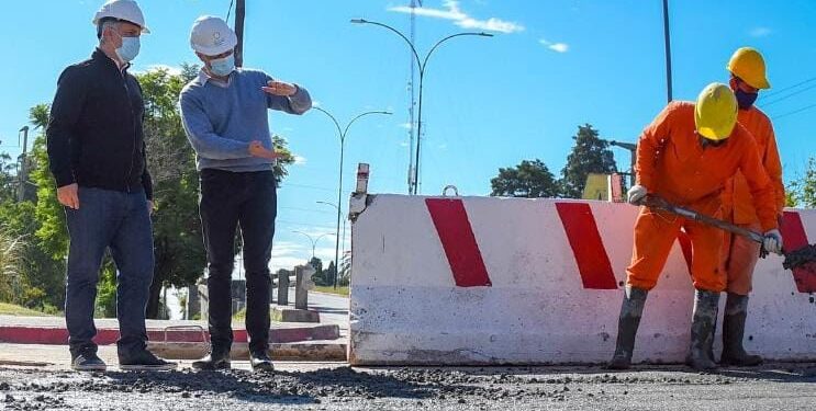 La reconstrucción del desagüe de Avenida Vélez Sársfield, en su etapa final