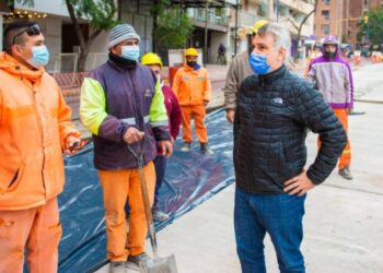 La reparación de Av. Pueyrredón presenta un avance del 85%