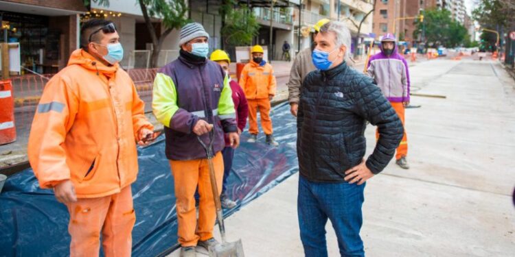 La reparación de Av. Pueyrredón presenta un avance del 85%