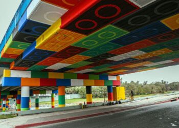 El Zípoli es el primer "puente Lego" de la ciudad
