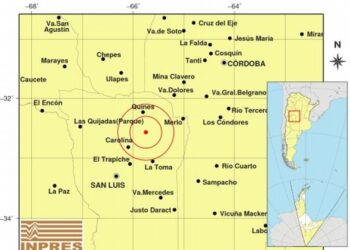 Un temblor de 4,3° de magnitud se registró en San Luis y se sintió en Córdoba