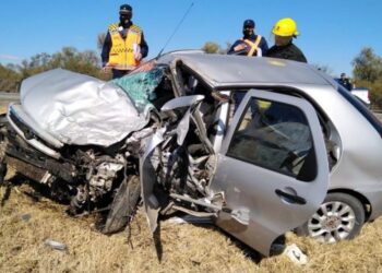 Murió una mujer en un accidente sobre la Ruta 38