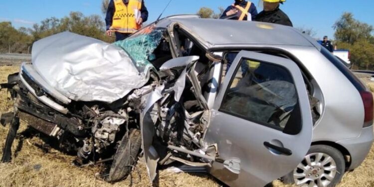 Murió una mujer en un accidente sobre la Ruta 38