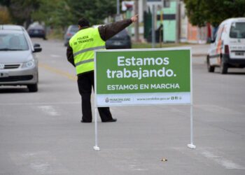 Desvíos de tránsito por obras en Avenida Julio A. Roca