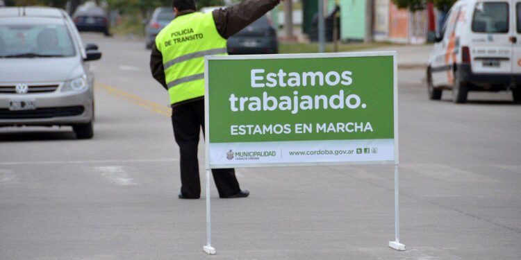 Desvíos de tránsito por obras en Avenida Julio A. Roca
