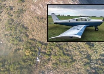 Se estrelló un avión argentino en Uruguay y sus dos tripulantes murieron
