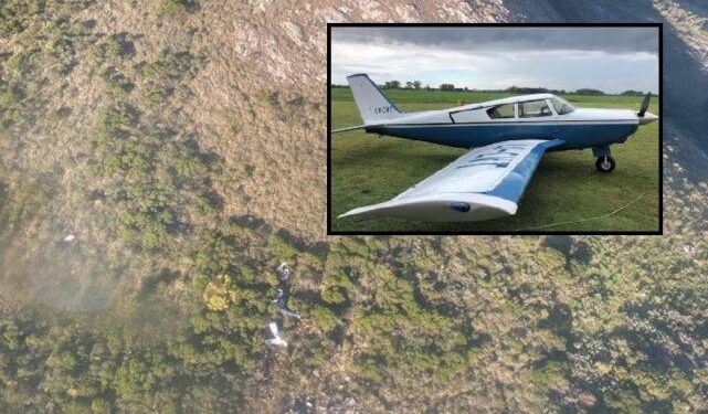Se estrelló un avión argentino en Uruguay y sus dos tripulantes murieron