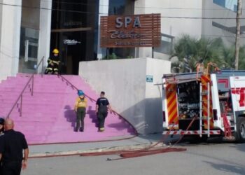 Se incendió el spa del Hotel Eleton en Carlos Paz