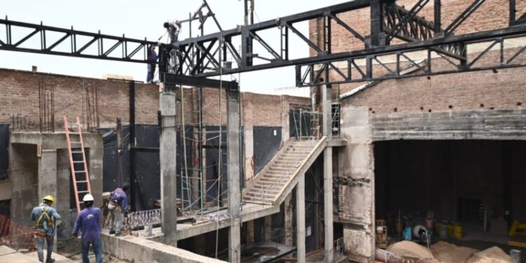 Avanza la reconstrucción del Teatro Comedia