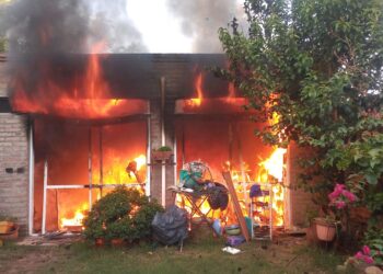 Incendio en una vivienda de Quebrada de las Rosas afectó a diez personas