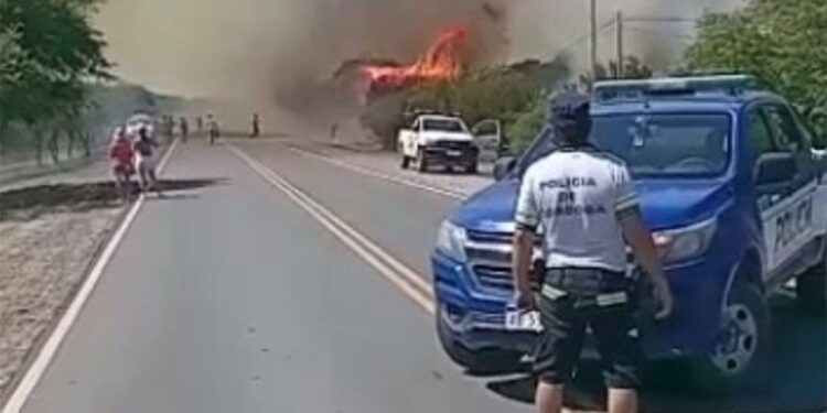 Dos detenidos por el incendio en San Marcos Sierras