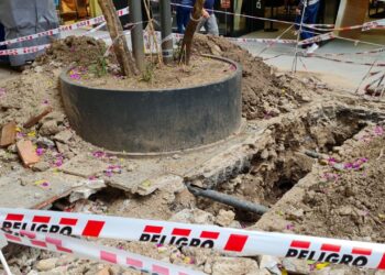 Reclaman por obra sin terminar en la peatonal de Córdoba