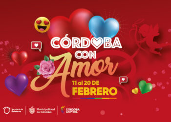 "Córdoba con amor": Gastronomía, cine, música en vivo y visitas guiadas en el mes de los enamorados