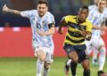 Argentina mantuvo el invicto histórico al empatar con Ecuador