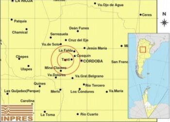 Un temblor se registró a 23 kilómetros de Tanti