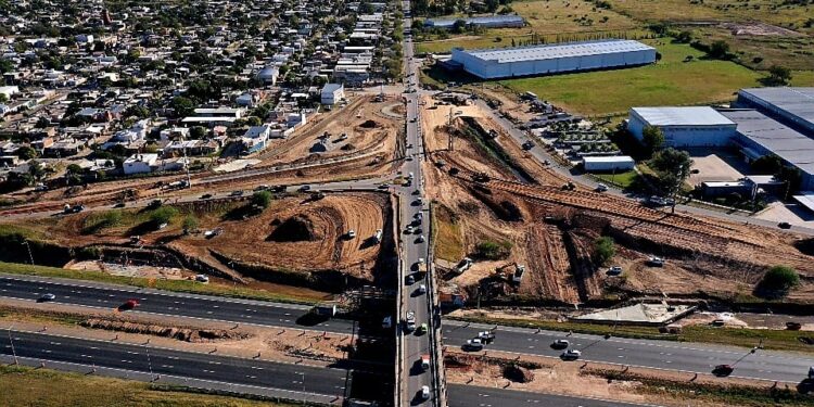 Circunvalación: Schiaretti supervisó la obra del distribuidor Av. Rancagua
