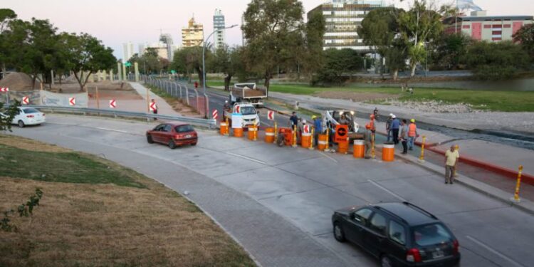 Cortan Costanera Norte por obra en Parque Las Heras