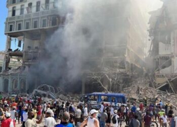 Explotó un mítico hotel en La Habana