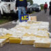 Chocaron y dejaron abandonados casi 500 kilos de marihuana en una camioneta