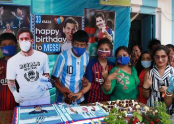 En la India festejan el cumpleaños de Messi
