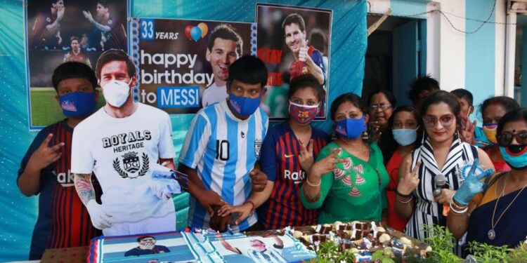 En la India festejan el cumpleaños de Messi