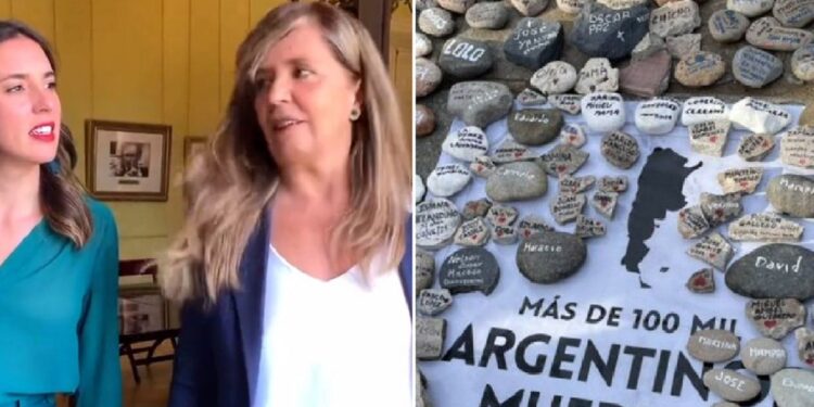 Cerruti pidió disculpas tras sus dichos sobre las piedras en homenaje a los muertos por Covid-19