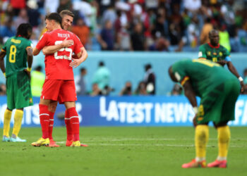 Suiza venció por 1 a 0 a Camerún