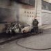 Choque, explosión y fuga en barrio San Vicente