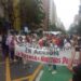 Docentes autoconvocados, con impedimentos de por medio, instalaron una carpa como forma de protesta