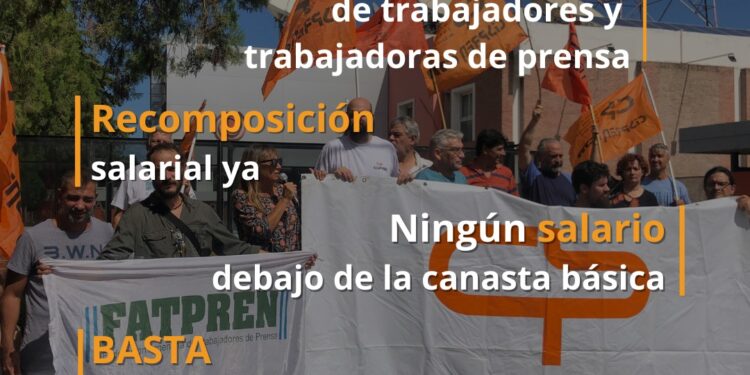 Trabajadores de Prensa realizan un paro este miércoles