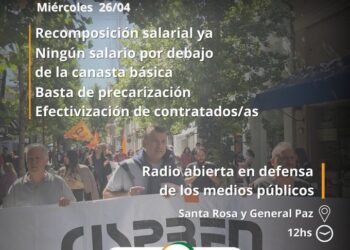Trabajadores de prensa realizan un nuevo paro en Córdoba