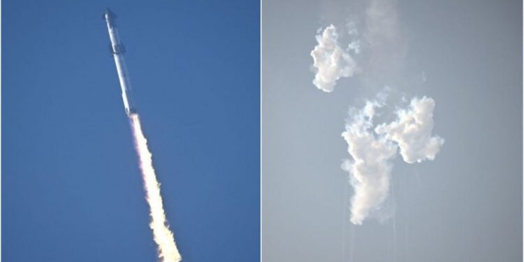 El cohete Starship explotó en el aire tras su despegue