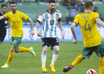 Argentina venció 2-0 a Australia en un amistoso en China