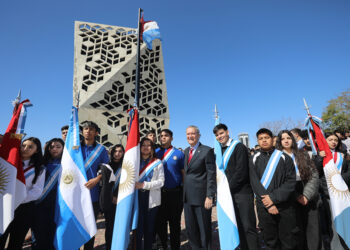 Día de la bandera de Córdoba: alumnos prometieron lealtad