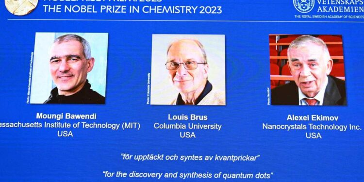 Nobel de Química: tres científicos galardonados por el estudio de puntos cuánticos