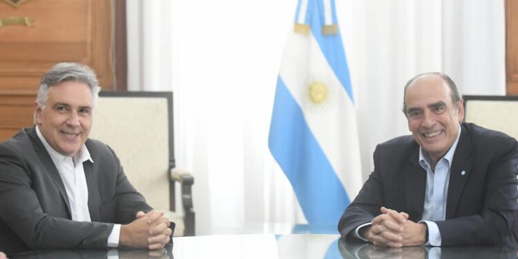 El gobernador Llaryora se reunió con el ministro del Interior Guillermo Francos
