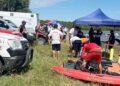 Intensa búsqueda de un hombre que cayó de una moto de agua en el lago de Embalse
