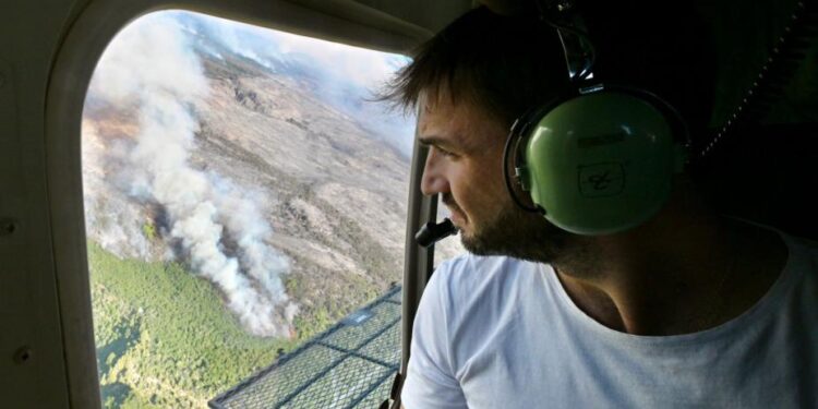 El gobernador de Chubut atribuyó los incendios a la RAM: "Tienen un negocio inmobiliario"