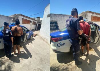 Tres detenidos por golpear a dos policías en Villa María